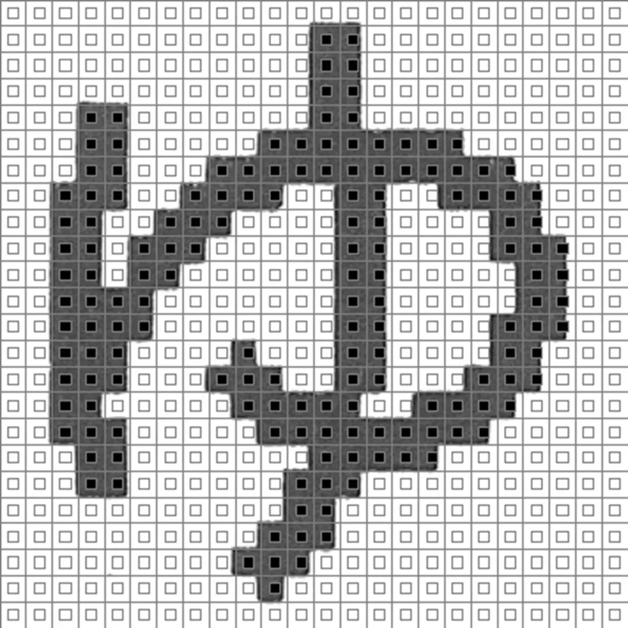 「ゆ」の読み取り結果